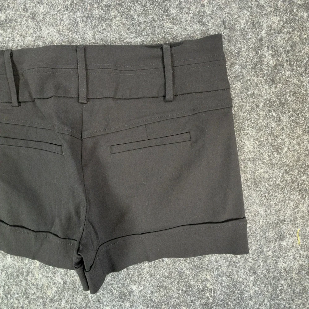 My Michelle Dress Shorts NWT Womens 9 Black Cuffed Trouser Stretch